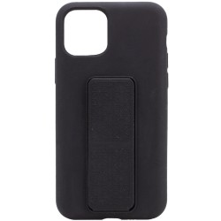 Чохол Silicone Case Hand Holder для Apple iPhone 11 Pro (Чорний / Black ) 