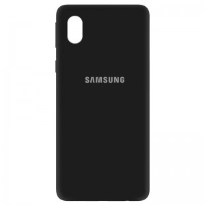 Чохол Silicone Cover My Color Full Protective (A) для Samsung Galaxy M01 Core / A01 Core (Чорний / Black)