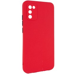 Чехол TPU Square Full Camera для Samsung Galaxy A02s (Красный)
