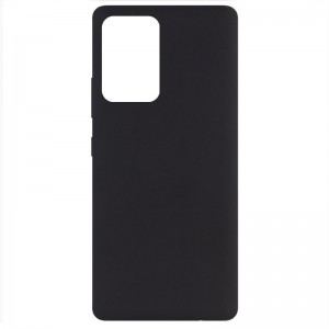 Чохол Silicone Cover Full without Logo (A) для Samsung Galaxy A72 4G / A72 5G (Чорний / Black)