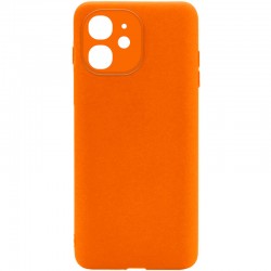 Силиконовый чехол Candy Full Camera для Apple iPhone 11 (Оранжевый / Orange)