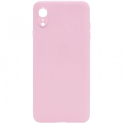 Силіконовий чохол Candy Full Camera Для Apple iPhone XR (рожевий / Pink Sand)