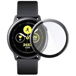 Полимерная пленка для Samsung Galaxy Watch Active 2.44mm - 3D (full glue) (тех.пак) (Черный)