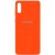 Чохол Silicone Cover Full Protective (AA) Для Samsung Galaxy A02 ( Помаранчевий / Neon Orange)
