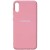 Чохол Silicone Cover Full Protective (AA) Для Samsung Galaxy A02 (рожевий / Pink ) 