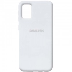 Чохол Silicone Cover Full Protective (AA) Для Samsung Galaxy A02s (білий / White ) 