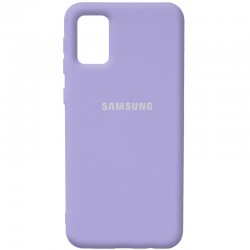 Чехол Silicone Cover Full Protective (AA) для Samsung Galaxy A02s (Сиреневый / Dasheen)