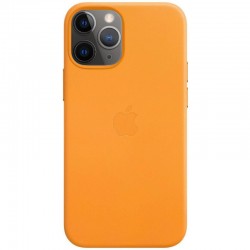 Шкіряний чохол Leather Case (AAA)для Apple iPhone 11 Pro (Yellow)