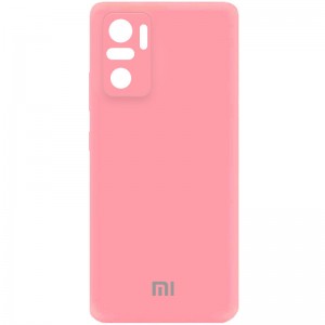 Чохол Silicone Cover My Color Full Camera (A) для Xiaomi Redmi Note 10 / Note 10s (рожевий / Pink ) 