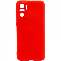 Чохол Silicone Cover Full Camera without Logo (A) для Xiaomi Redmi Note 10 / Note 10s (Червоний / Red)