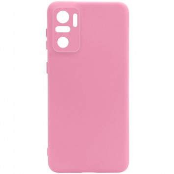 Чохол Silicone Cover Full Camera without Logo (A) для Xiaomi Redmi Note 10 / Note 10s (рожевий / Pink ) 