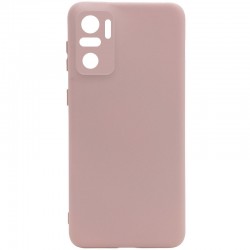 Чохол Silicone Cover Full Camera without Logo (A) для Xiaomi Redmi Note 10 / Note 10s (рожевий / Pink Sand)