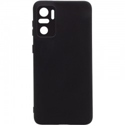 Чохол Silicone Cover Full Camera without Logo (A) для Xiaomi Redmi Note 10 / Note 10s (Чорний / Black)