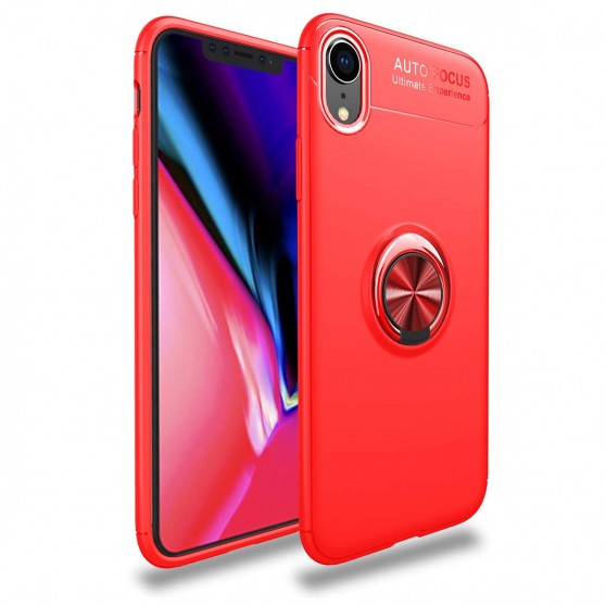 TPU чехол Deen ColorRing под магнитный держатель (opp) для Apple iPhone XR (6.1"")