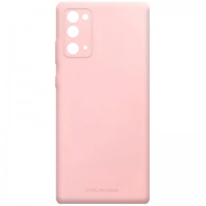 TPU чохол Molan Cano Smooth для Samsung Galaxy Note 20 (Рожевий)