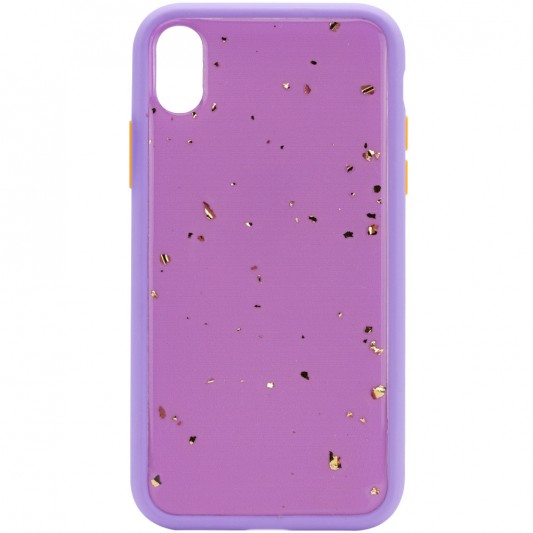 TPU чехол Confetti для Apple iPhone XR (Бузковий)