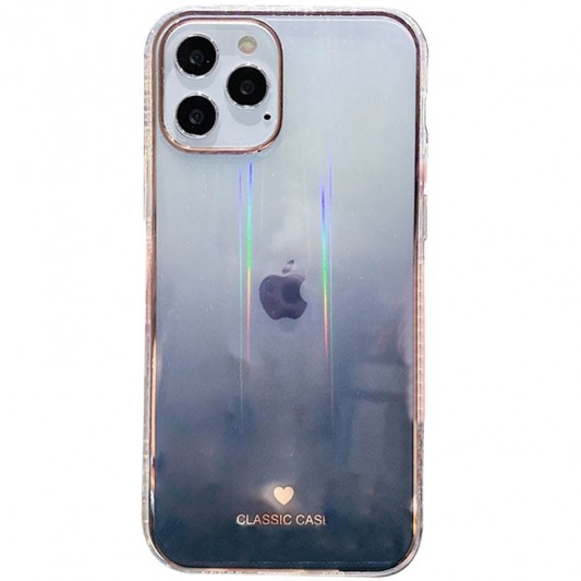 TPU + Glass чохол Aurora Classic для Apple iPhone 11 Pro Max (Чорний)