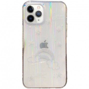 TPU + Glass чохол Aurora Space для Apple iPhone 11 Pro (Веселка)