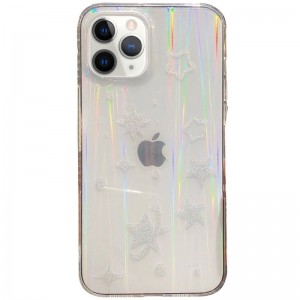 TPU + Glass чохол Aurora Space для Apple iPhone 11 Pro Max (зірки)
