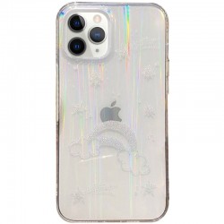 TPU+Glass чехол Aurora Space для Apple iPhone 11 Pro Max (Радуга)
