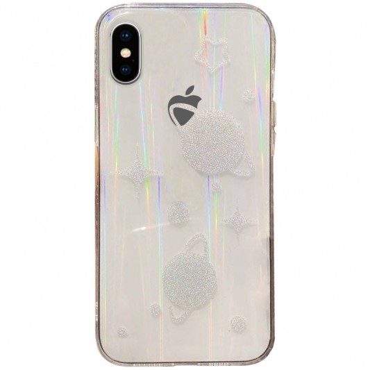 TPU + Glass чохол Aurora Space для Apple iPhone X / XS (планети)