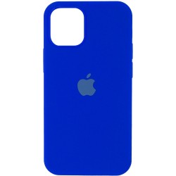 Чохол Silicone Case Full Protective (AA) Для Apple iPhone 12 Pro / 12 (6.1"") (Синій / Shiny blue)