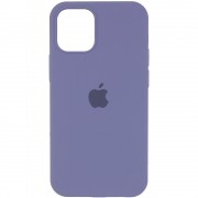 Чохол Silicone Case Full Protective (AA) Для Apple iPhone 12 Pro / 12 (6.1"") (Сірий / Lavender Gray)
