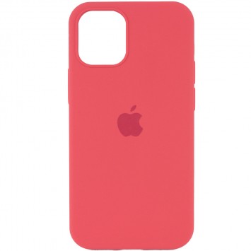 Чохол Silicone Case Full Protective (AA) Для Apple iPhone 12 Pro / 12 (6.1"") (Червоний / Camellia)