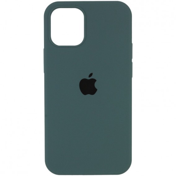 Чохол Silicone Case Full Protective (AA) Для Apple iPhone 12 Pro / 12 (6.1"") (Зелений / Cactus)