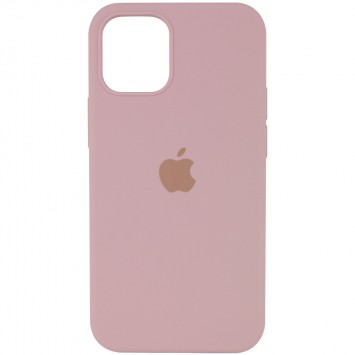 Чохол Silicone Case Full Protective (AA) Для Apple iPhone 12 Pro / 12 (6.1"") (рожевий / Pink Sand)