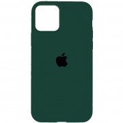 Чохол Silicone Case Full Protective (AA) Для Apple iPhone 12 Pro / 12 (6.1"") (Зелений / Forest green)