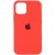 Чехол Silicone Case Full Protective (AA) для Apple iPhone 12 Pro / 12 (6.1"") (Арбузный / Watermelon red)