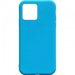 Силиконовый чехол Candy для Apple iPhone 12 Pro / 12 (6.1"") (Голубой)