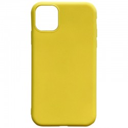 Силиконовый чехол Candy для Apple iPhone 12 Pro / 12 (6.1"") (Желтый)