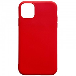 Силиконовый чехол Candy для Apple iPhone 12 Pro / 12 (6.1"") (Красный)