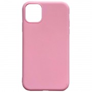Силіконовий чохол Candy для Apple iPhone 12 Pro / 12 (6.1"") (Рожевий)