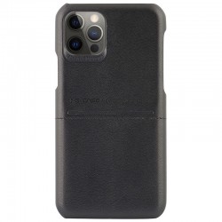 Шкіряна накладка G-Case Cardcool Series для Apple iPhone 12 Pro Max (6.7"") (Чорний)