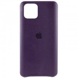 Шкіряний чохол AHIMSA PU Leather Case Logo (A) Для Apple iPhone 12 Pro Max (6.7"") (Фіолетовий)