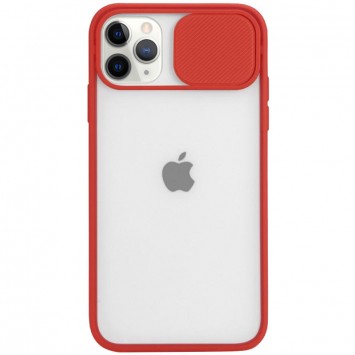 Чохол Camshield mate TPU зі шторкою для камери для Apple iPhone 12 Pro / 12 (6.1"") (Червоний)