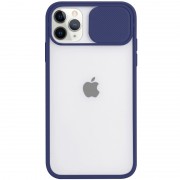 Чохол Camshield mate TPU зі шторкою для камери для Apple iPhone 12 Pro / 12 (6.1"") (Синій)