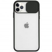 Чохол Camshield mate TPU зі шторкою для камери для Apple iPhone 12 Pro / 12 (6.1"") (Чорний)
