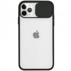Чохол Camshield mate TPU зі шторкою для камери для Apple iPhone 12 Pro Max (6.7"") (Чорний)