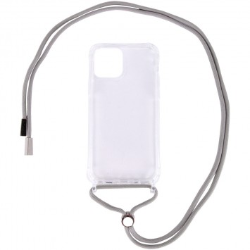 Чехол TPU Crossbody Transparent для Apple iPhone 12 Pro / 12 (6.1"")