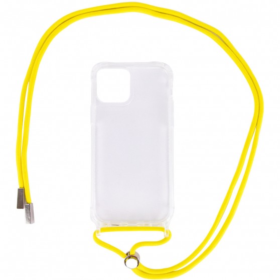 Чехол TPU Crossbody Transparent для Apple iPhone 12 Pro Max (6.7"")