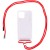 Чохол TPU Crossbody Transparent для Apple iPhone 12 Pro Max (6.7"") (Червоний)