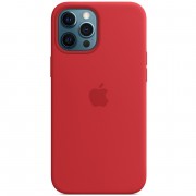 Чехол Silicone case (AAA) full with Magsafe and Animation для Apple iPhone 12 Pro / 12 (6.1"")