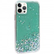 TPU чохол Star Glitter для Apple iPhone 12 Pro Max (6.7"") (прозорий / М'ятний)