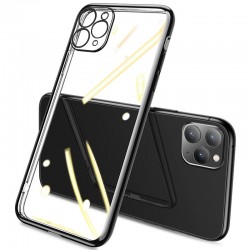 Прозрачный силиконовый чехол глянцевая окантовка Full Camera для Apple iPhone 12 Pro (6.1"")