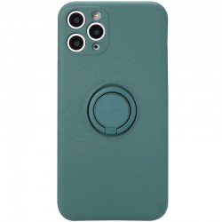 Чохол TPU Candy Ring Full Camera Для Apple iPhone 12 Pro (6.1"") (Зелений / Pine green)