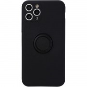 Чохол TPU Candy Ring Full Camera Для Apple iPhone 12 Pro (6.1"") (Чорний / Black)